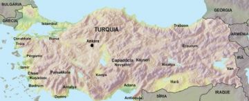 terra mapa de turquia