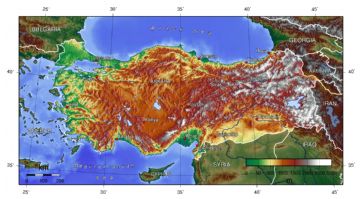 Turkey Map, Private Turkey Tour Map