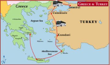turkey greece map