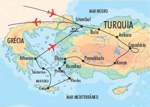 turkey travel map